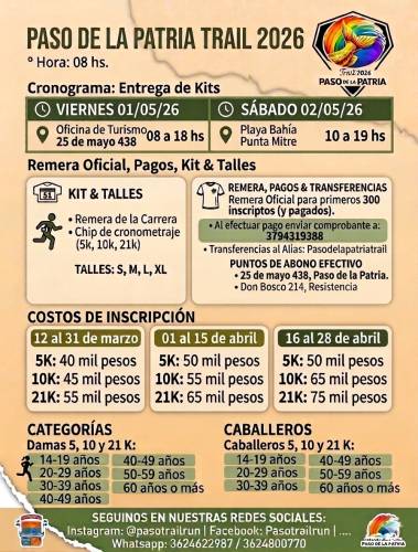 Paso de la Patria Trail 2026